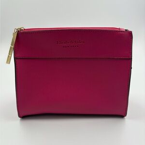 Elizabeth Arden Dark Pink Makeup Bag